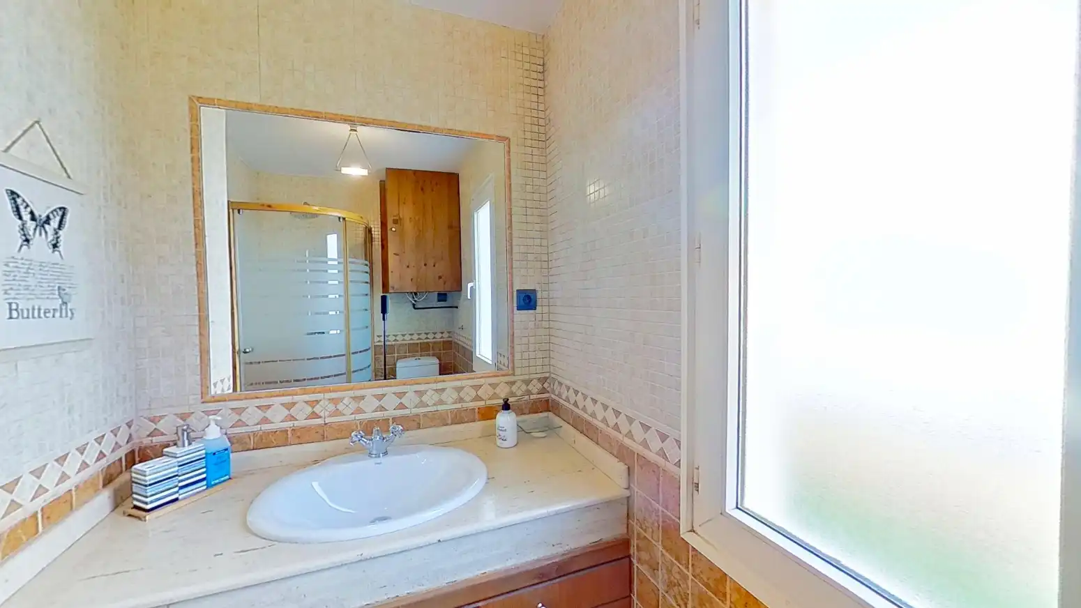 Bathroom of Flat for sale in Miengo  with Heating, Private garden and Parquet flooring