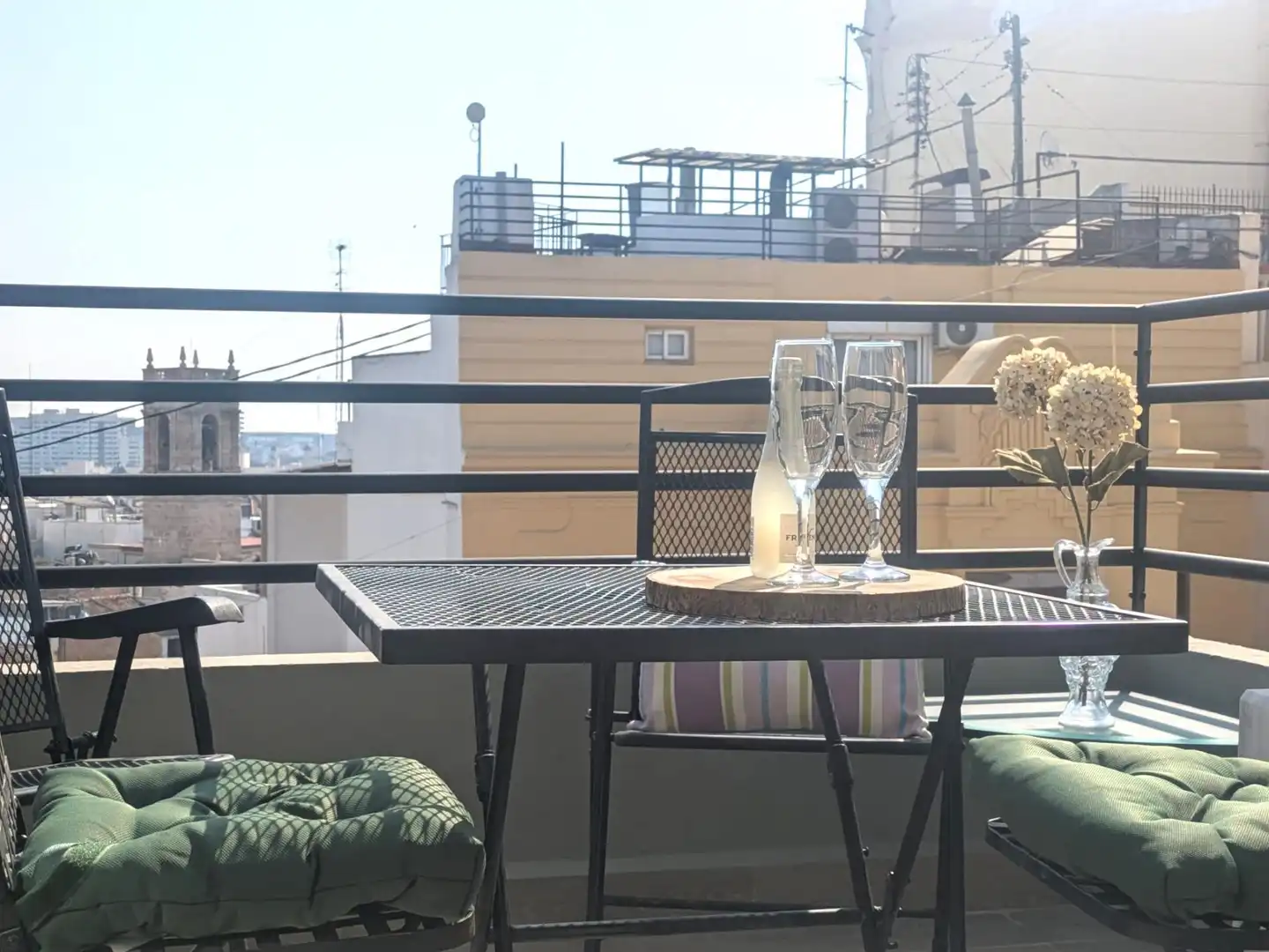 Terrasse von Dachboden zur Miete in Valencia mit Klimaanlage, Heizung und Terrasse