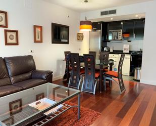 Dining room of Flat to rent in  Madrid Capital  with Air Conditioner, Heating and Furnished