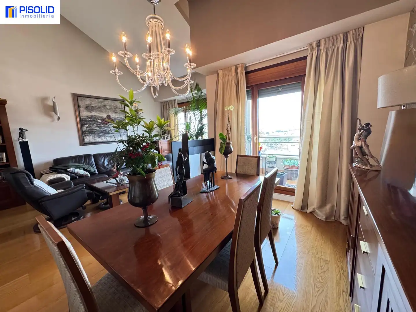 Comedor de Ático en venta en Valladolid con Calefacción, Parquet y Terraza
