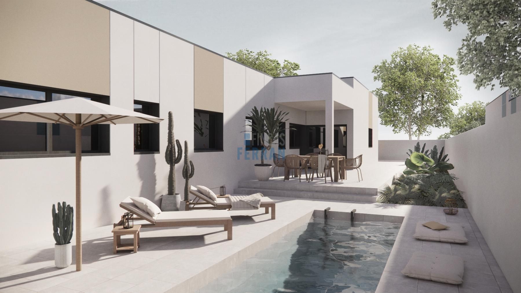 Terrassa de Casa o xalet en venda en El Vendrell amb Aire condicionat, Terrassa i Piscina