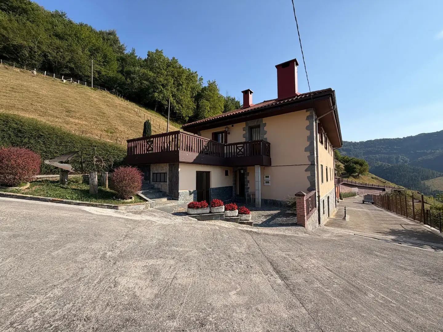 Vista exterior de Casa o chalet en venta en Zaldibia con Calefacción y Trastero