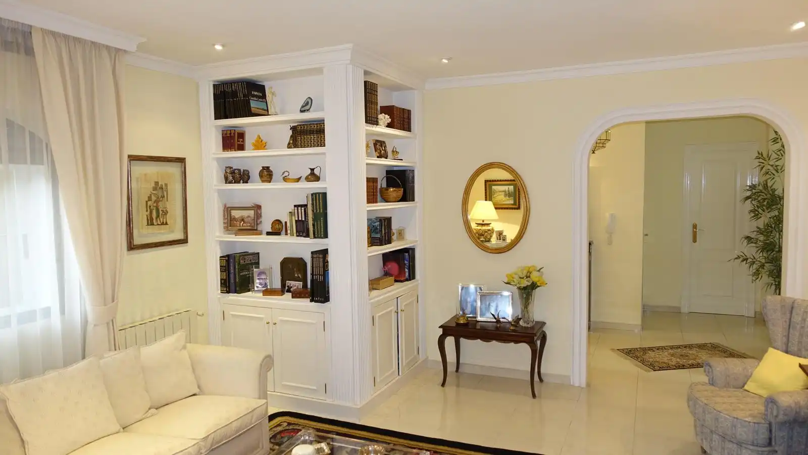 Sala de estar de Casa o chalet en venta en Albolote con Aire acondicionado, Calefacción y Piscina