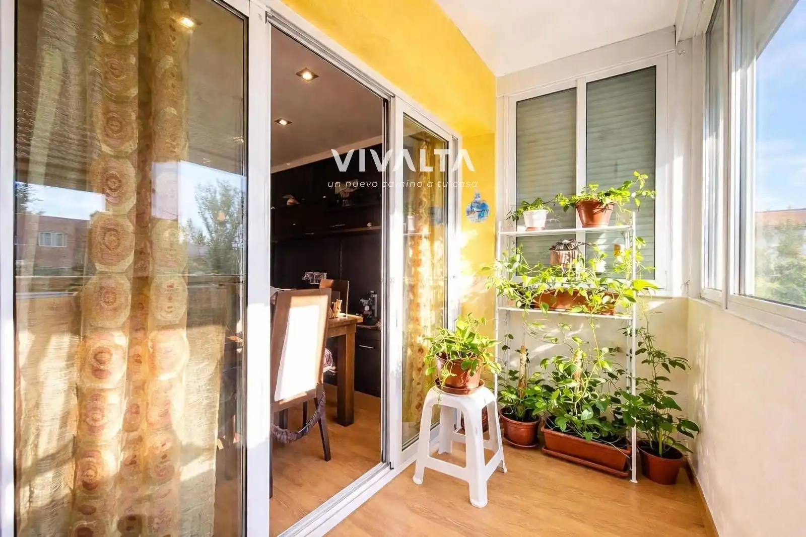 Balcony of Flat for sale in Madrid  with Air Conditioner, Heating and Terrace