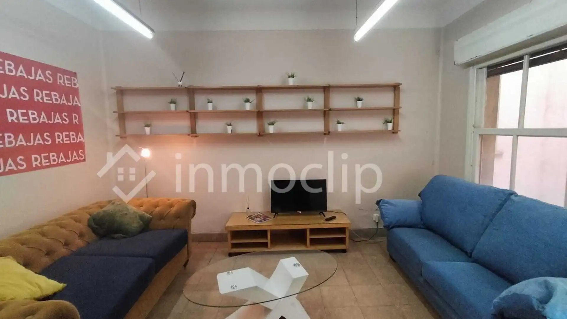 Sala d'estar de Pis de lloguer en Salamanca Capital amb Calefacció, Terrassa i Moblat