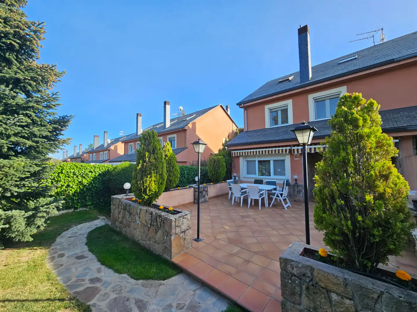 Terrace of Houses for sale in Alpedrete  with Heating, Private garden and Parquet flooring