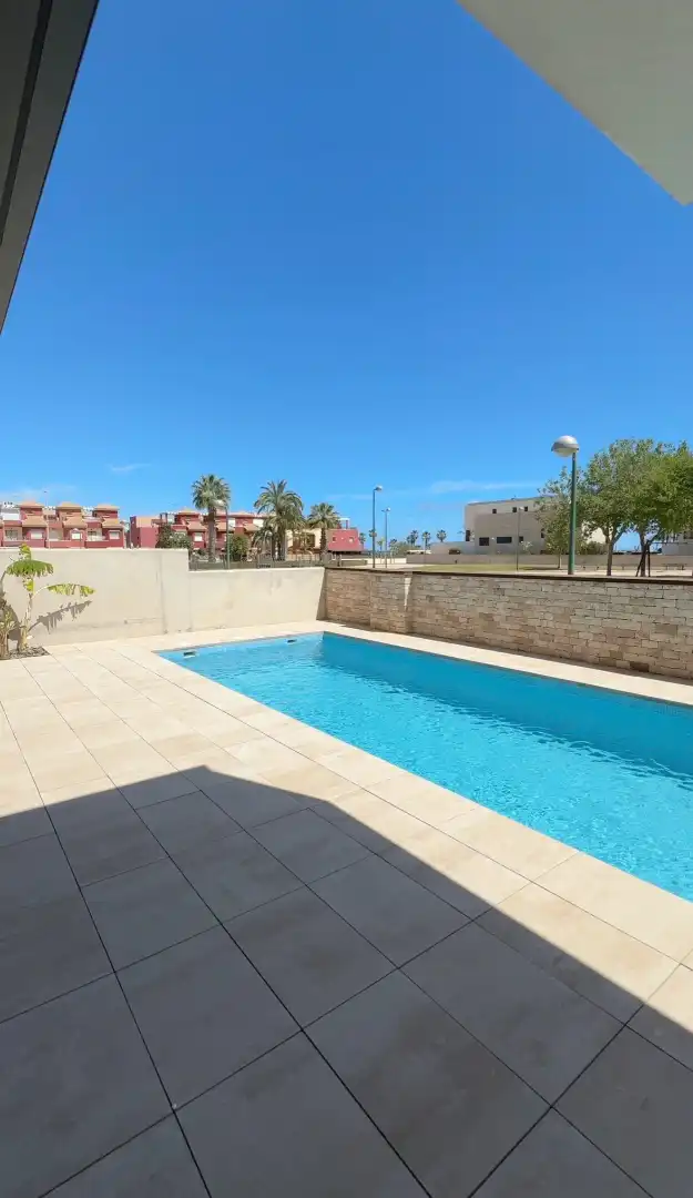 Piscina de Casa o chalet en venta en Pilar de la Horadada con Aire acondicionado, Jardín privado y Terraza