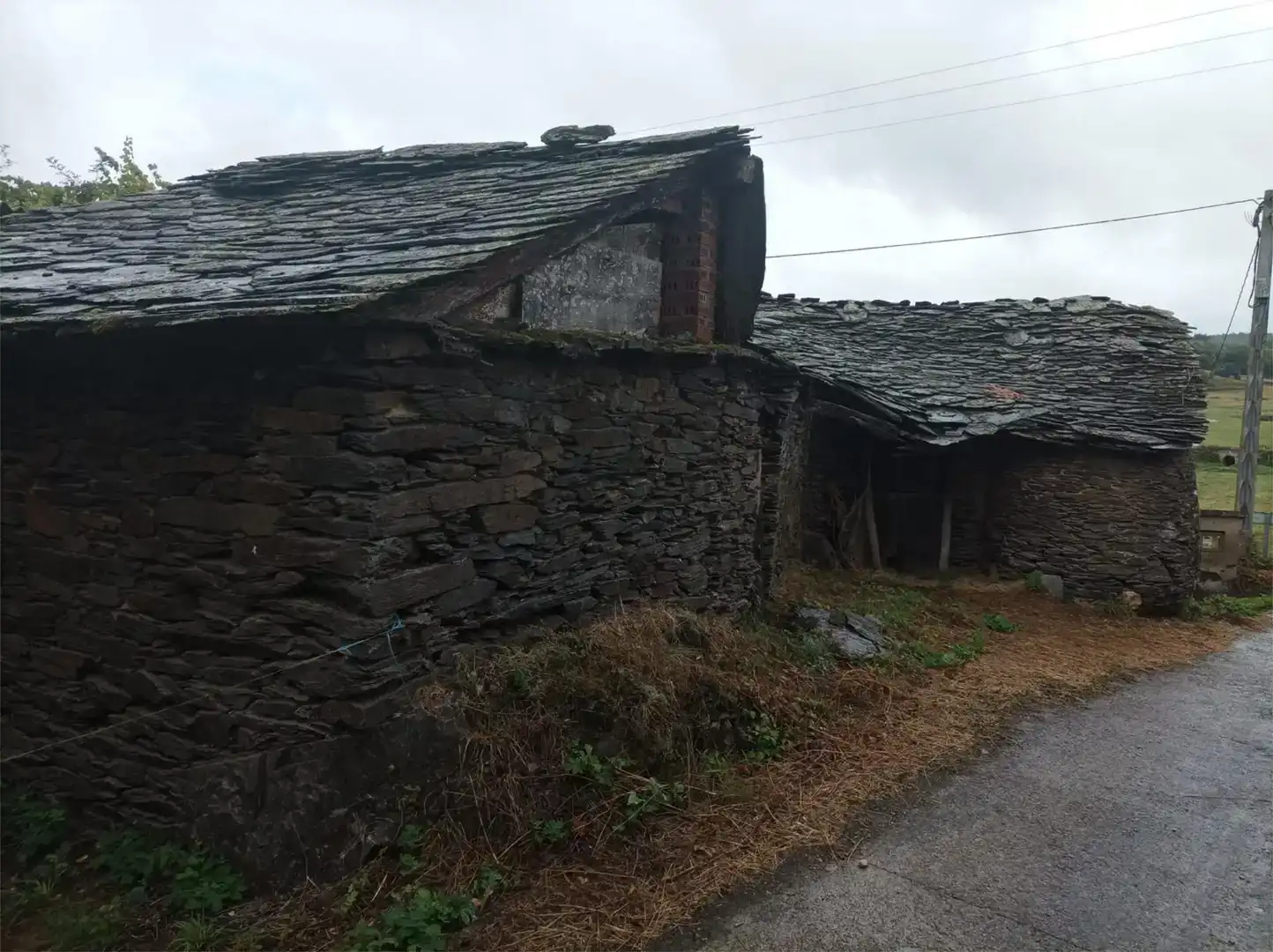 Vista exterior de Planta baixa en venda en Grandas de Salime amb Jardí privat