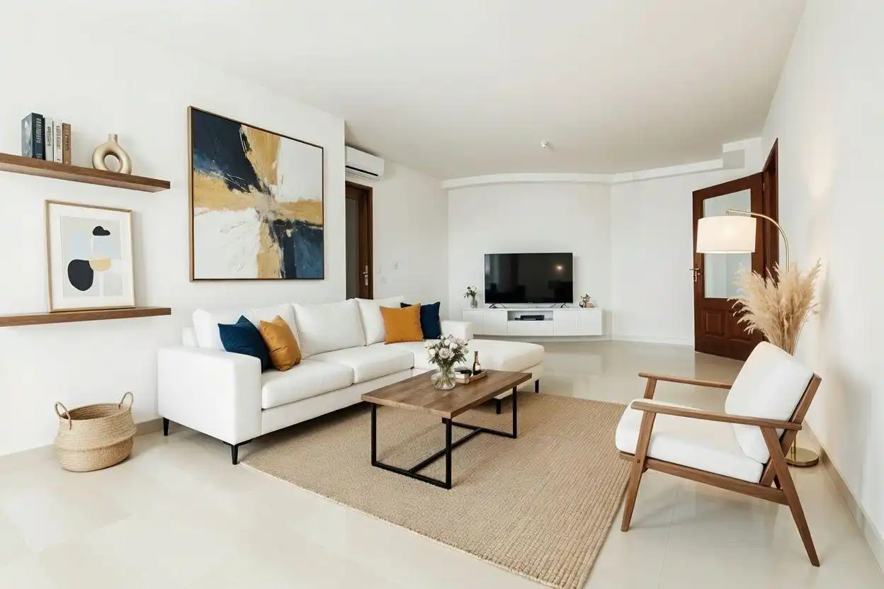 Living room of Flat for sale in  Palma de Mallorca  with Air Conditioner, Heating and Balcony