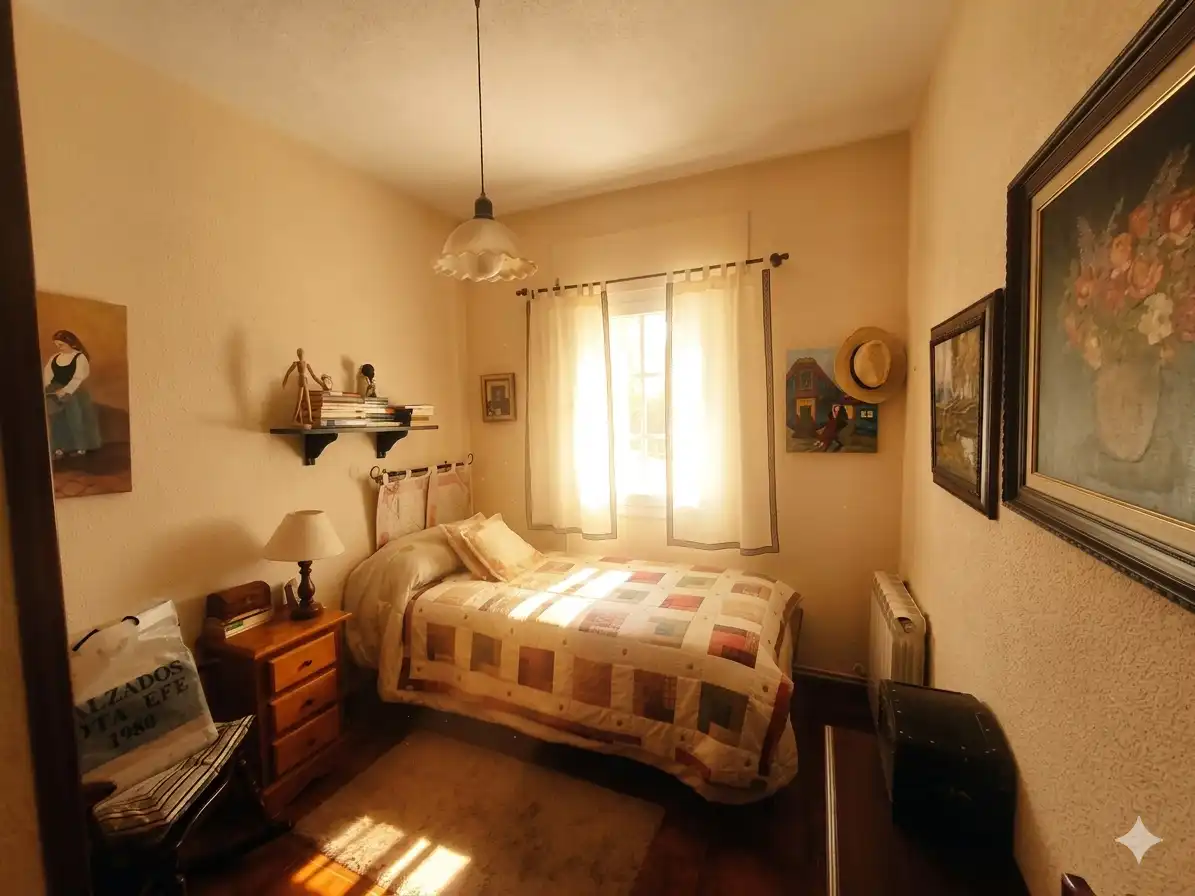 Schlafzimmer von Haus oder Chalet zum Verkauf in Robledo de Chavela mit Heizung, Privatgarten und Terrasse