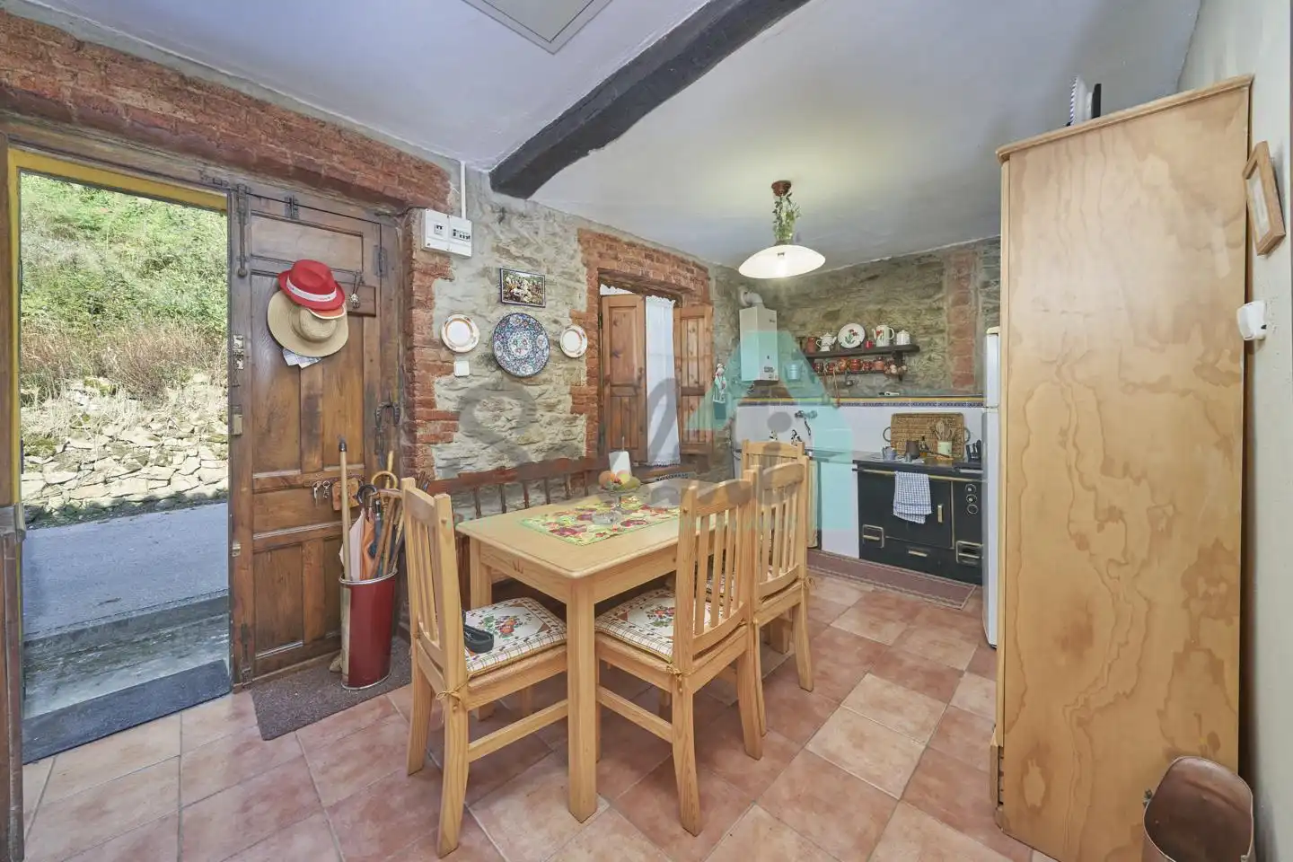 Kitchen of Houses for sale in Langreo  with Private garden and Balcony