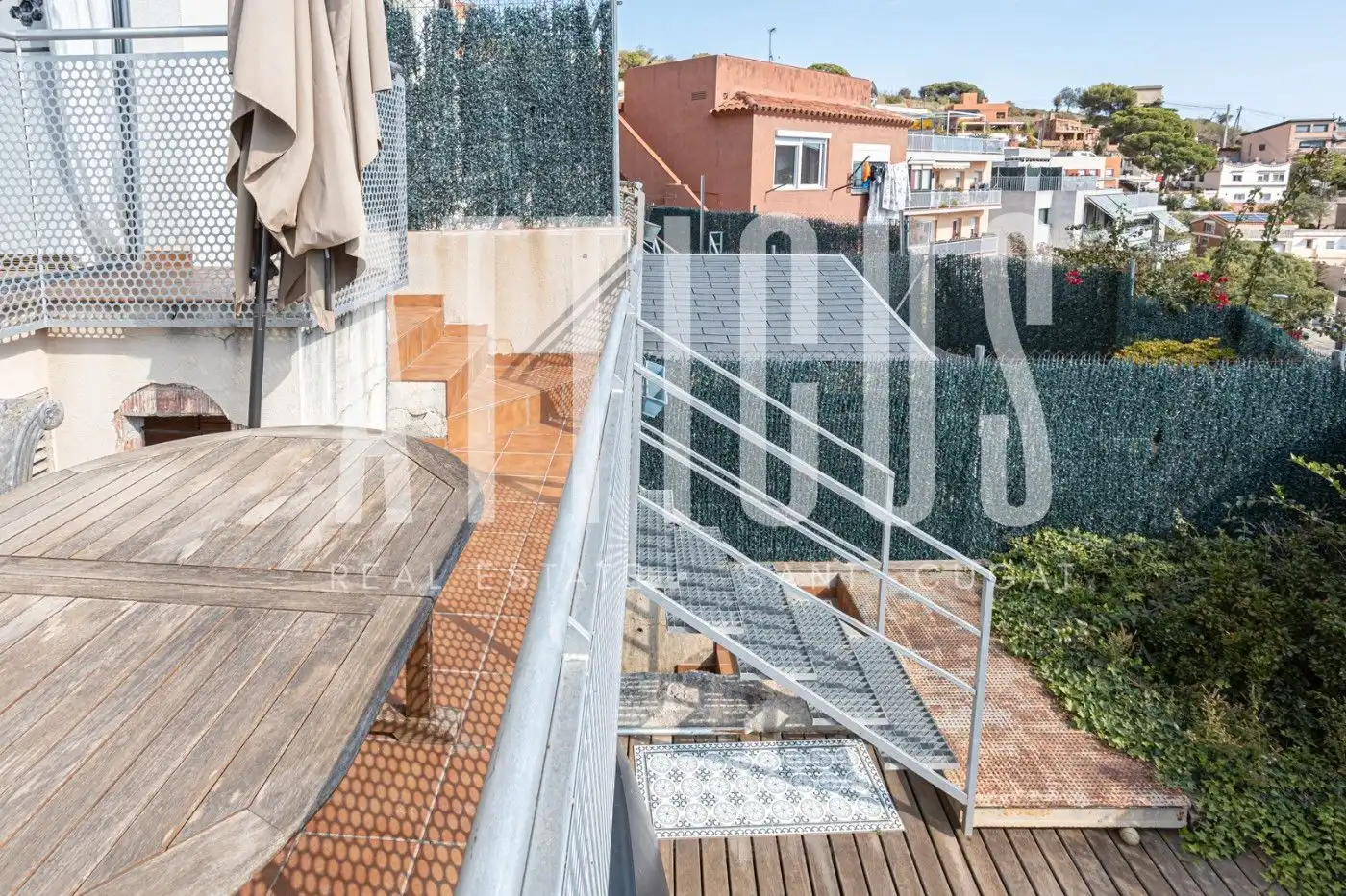 Terrassa de Casa adosada en venda en Barcelona amb Aire condicionat, Calefacció i Parquet