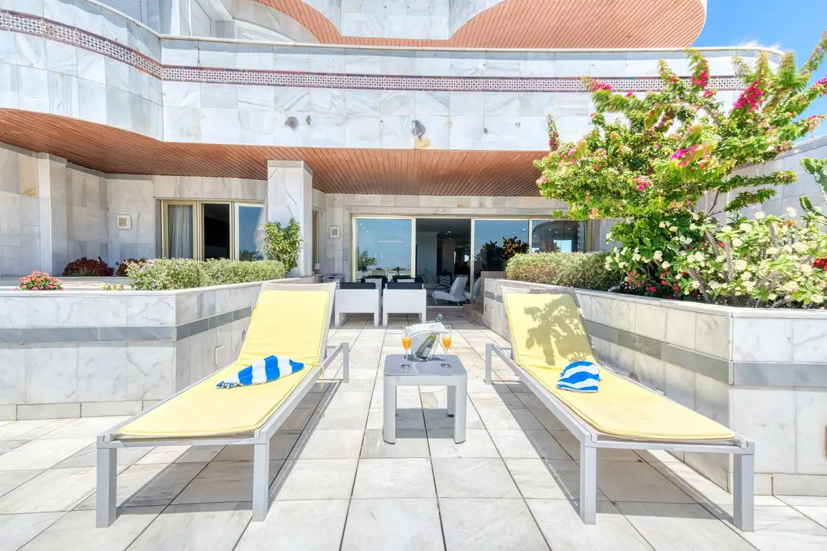 Terrassa de Apartament en venda en Marbella amb Aire condicionat, Terrassa i Traster