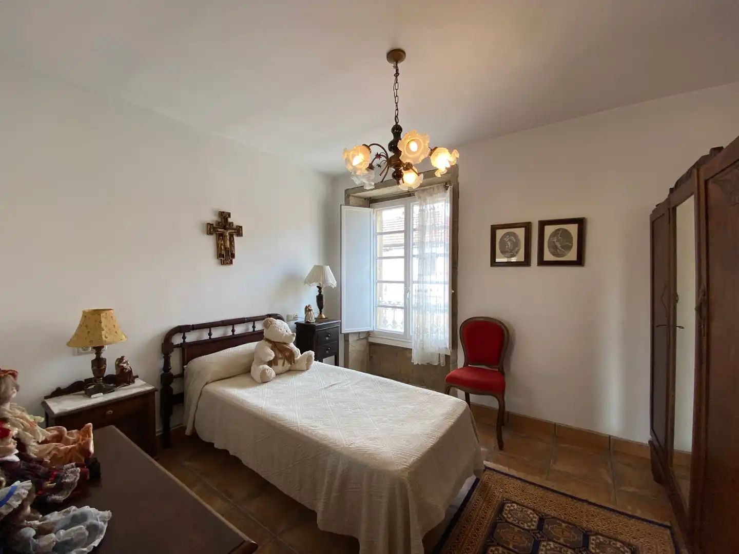 Bedroom of Houses for sale in A Estrada   with Heating, Private garden and Terrace