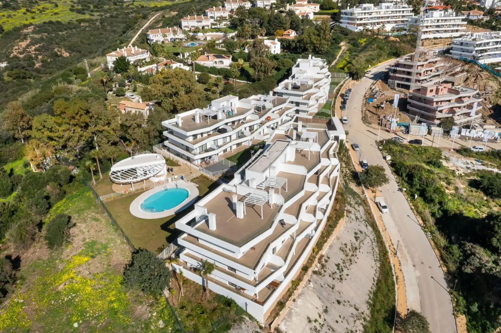 Vista exterior de Apartament en venda en Estepona amb Aire condicionat, Calefacció i Terrassa