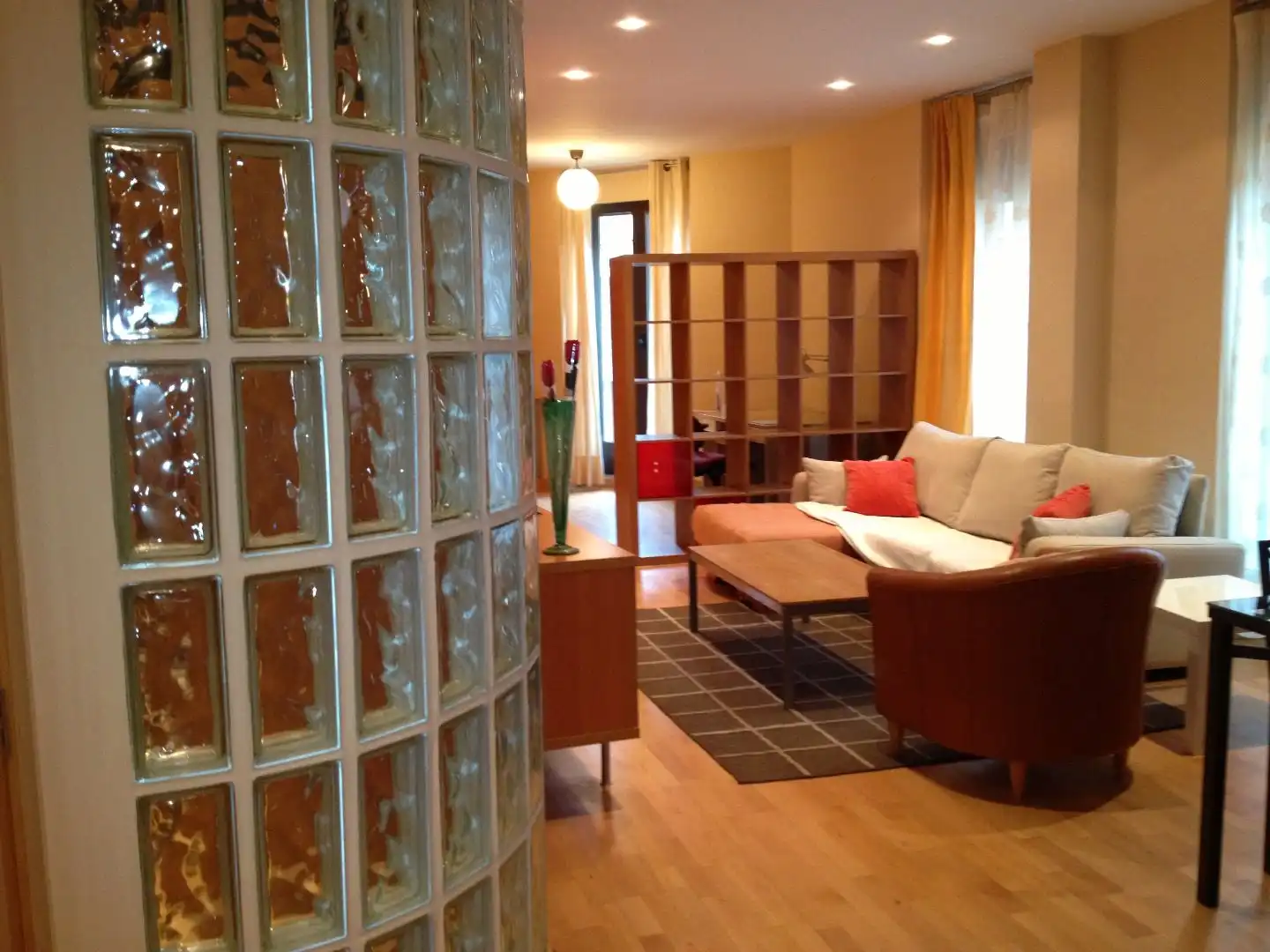 Sala de estar de Piso de alquiler en Salamanca con Calefacción, Parquet y Amueblado
