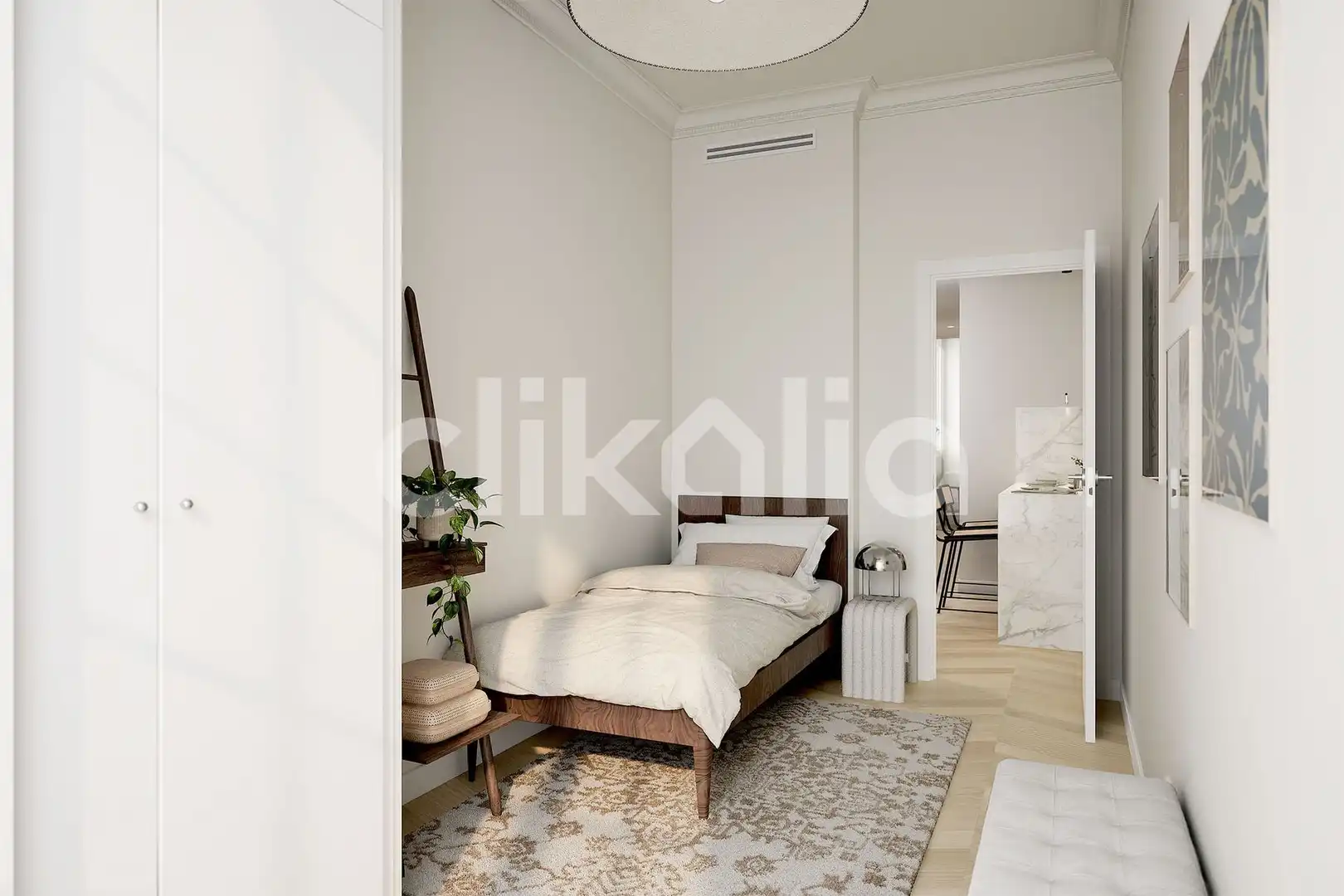 Bedroom of Flat for sale in Sevilla  with Air Conditioner and Terrace