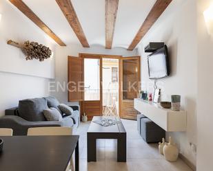 Living room of Apartment to rent in  Valencia Capital  with Air Conditioner, Heating and Terrace