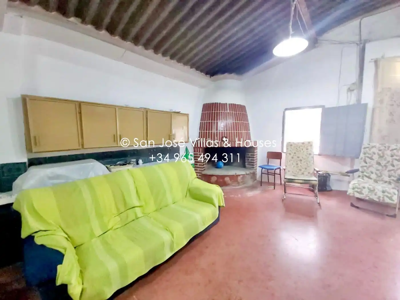 Sala d'estar de Casa o xalet en venda en Aspe amb Calefacció i Jardí privat