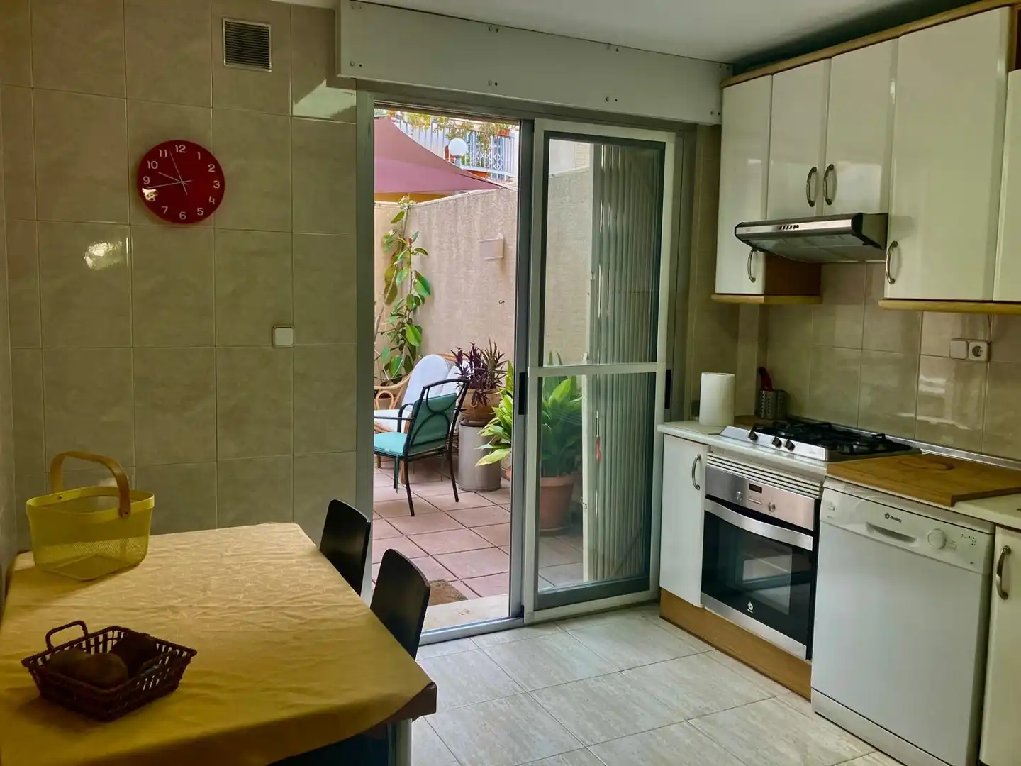 Kitchen of Duplexes for rent in Murcia  with Air Conditioner, Private garden and Terrace
