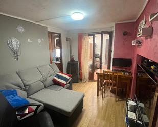 Living room of Flat for sale in Castellterçol  with Parquet flooring, Terrace and Furnished