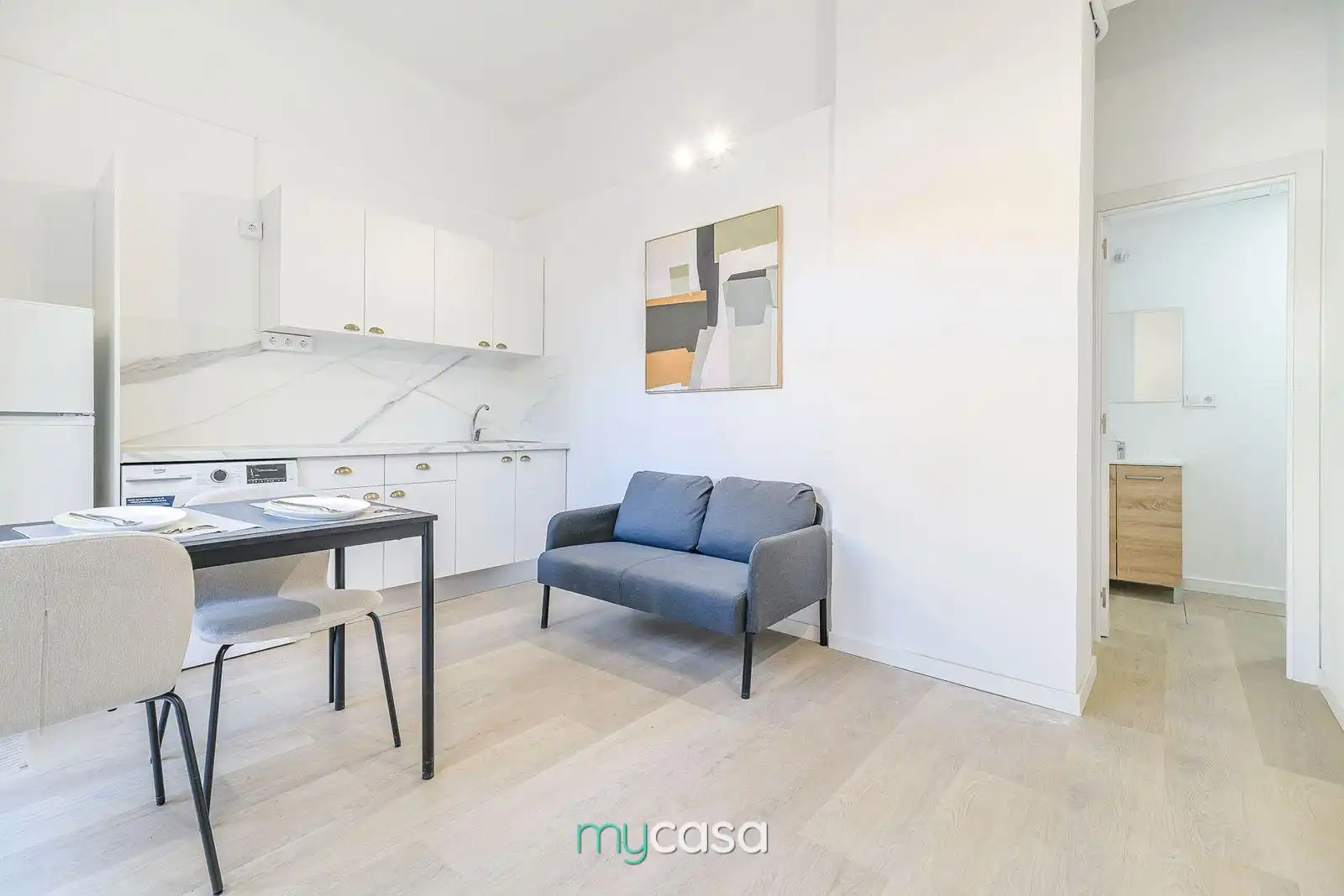 Sala d'estar de Loft en venda en Barberà del Vallès amb Aire condicionat, Parquet i Moblat