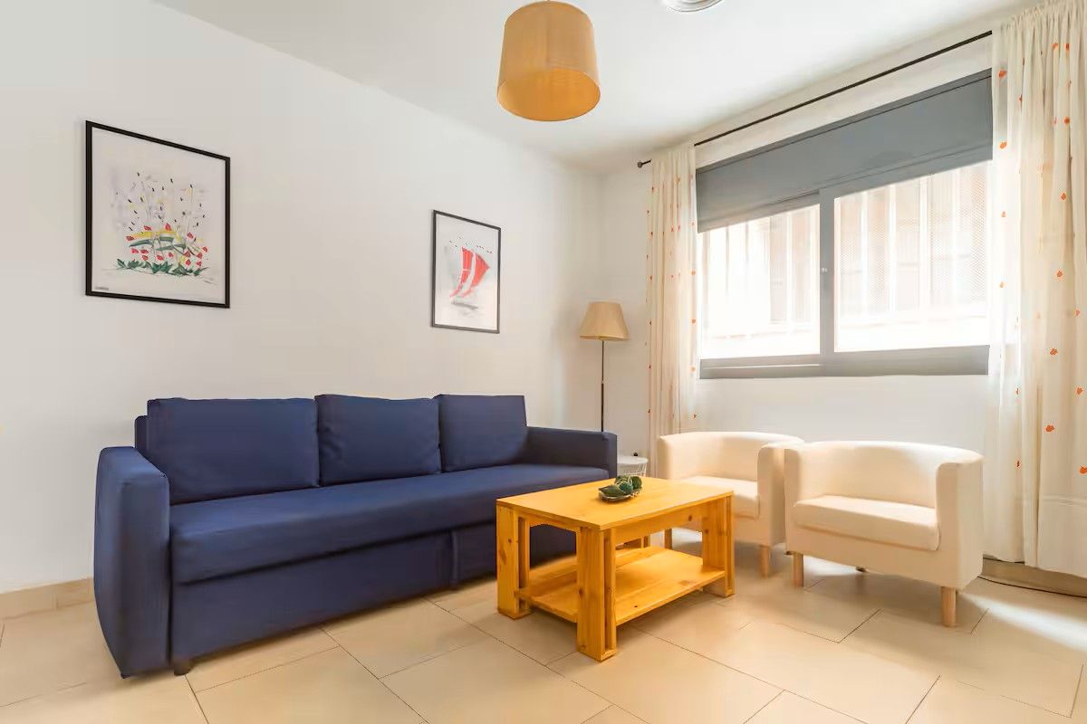 Living room of Flat to rent in Reus  with Air Conditioner, Heating and Furnished