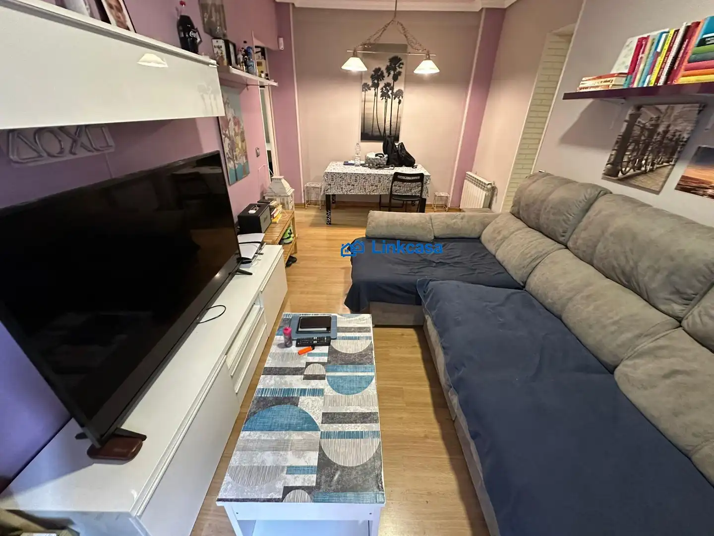 Sala d'estar de Pis en venda en Madrid amb Calefacció i Terrassa