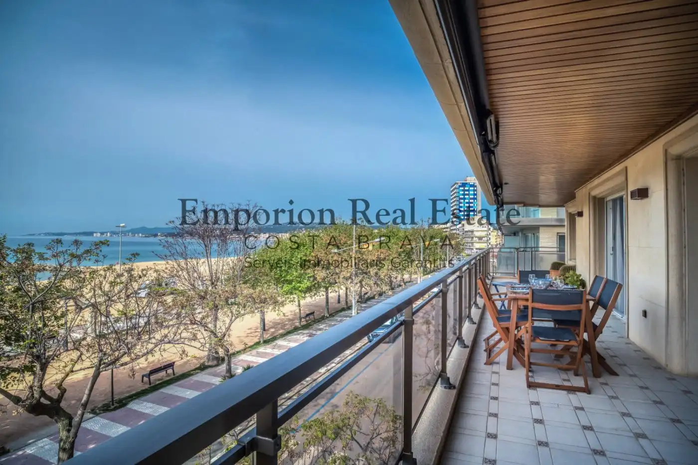 Terrace of Flat for rent in Palamós  with Air Conditioner, Terrace and Furnished