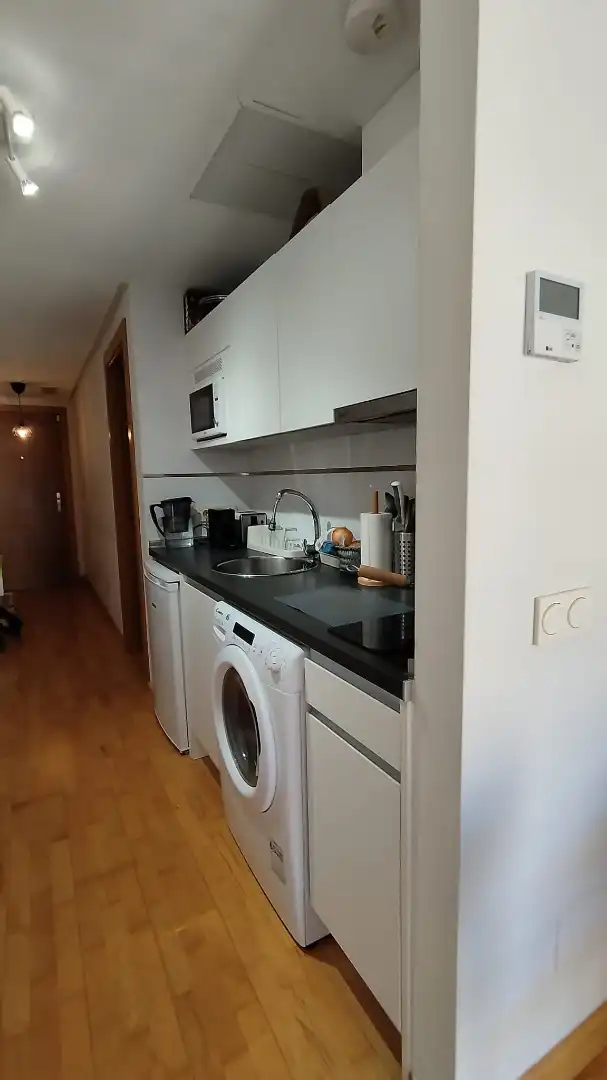 Kitchen of Flat for rent in Málaga  with Air Conditioner, Parquet flooring and Furnished