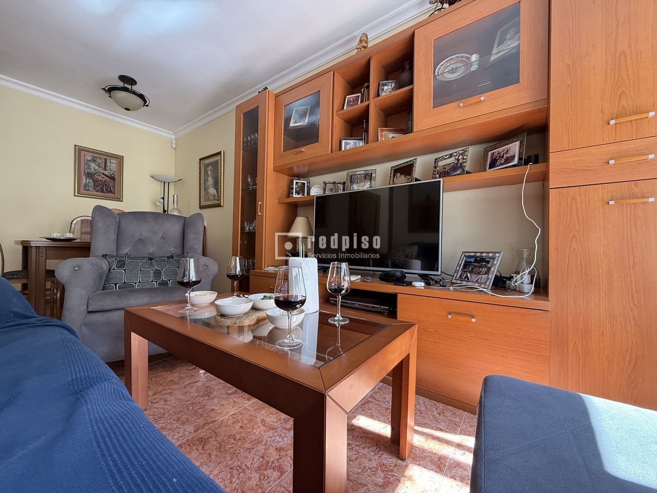Sala d'estar de Pis en venda en Málaga Capital amb Aire condicionat