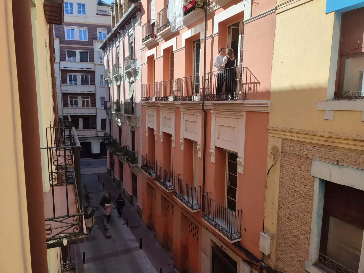 Balcony of Flat for sale in Zaragoza  with Air Conditioner, Heating and Furnished