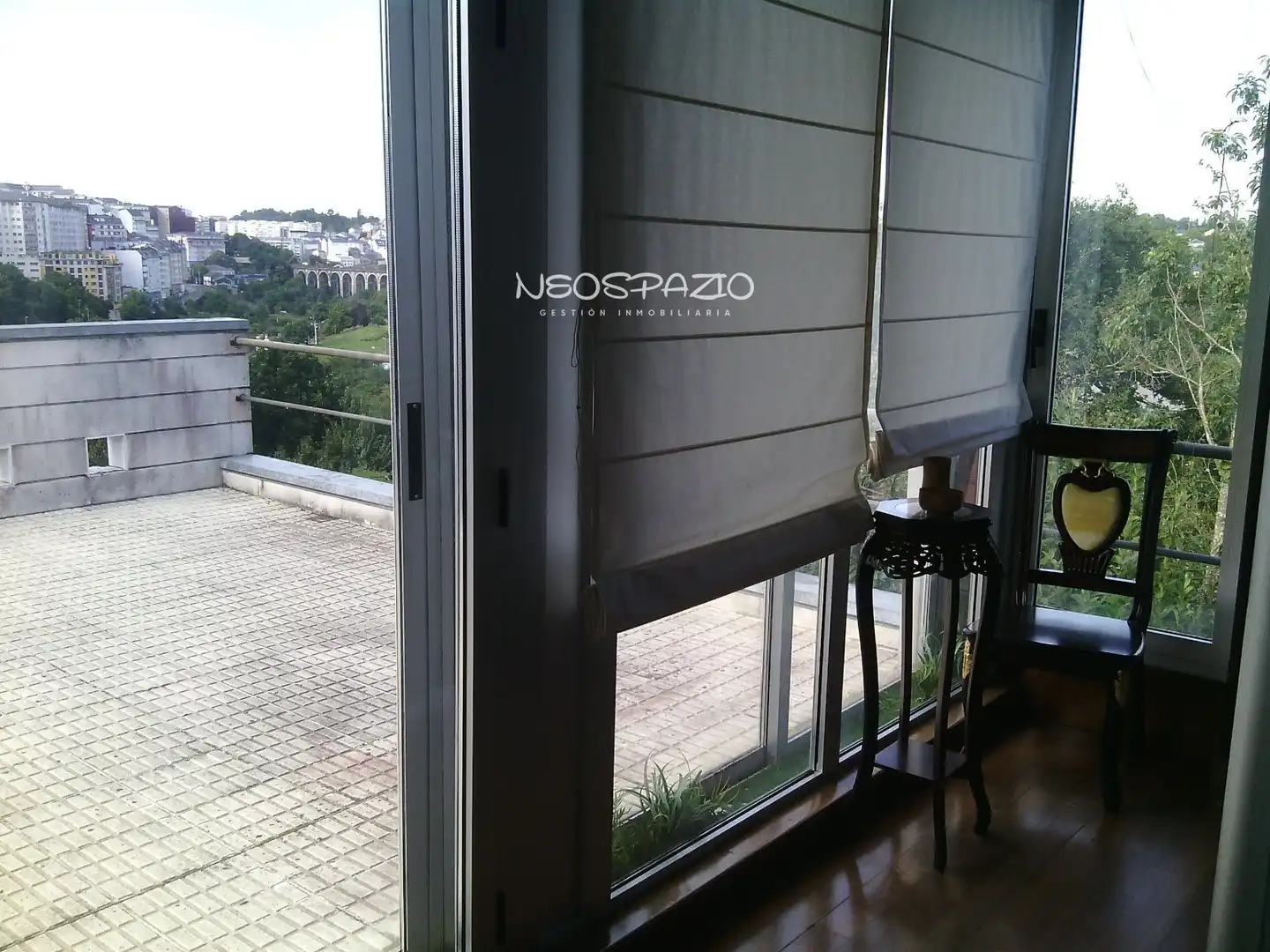 Vista exterior de Casa o chalet en venta en Lugo con Calefacción, Terraza y Piscina