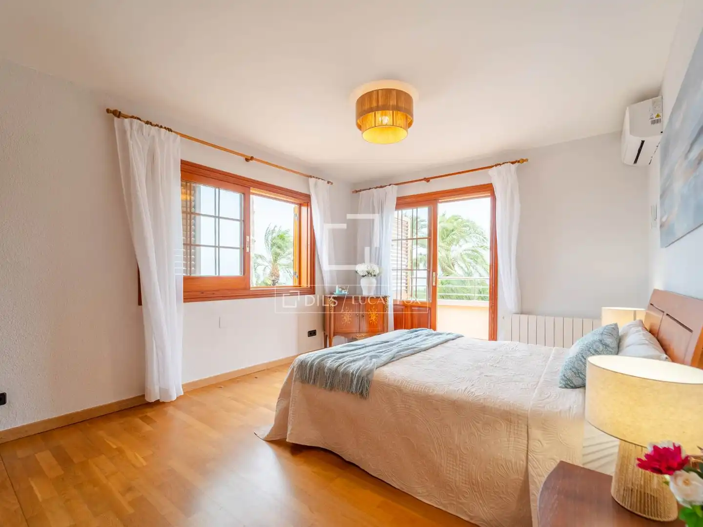 Dormitori de Casa o xalet de lloguer en La Pobla de Farnals amb Aire condicionat, Calefacció i Terrassa