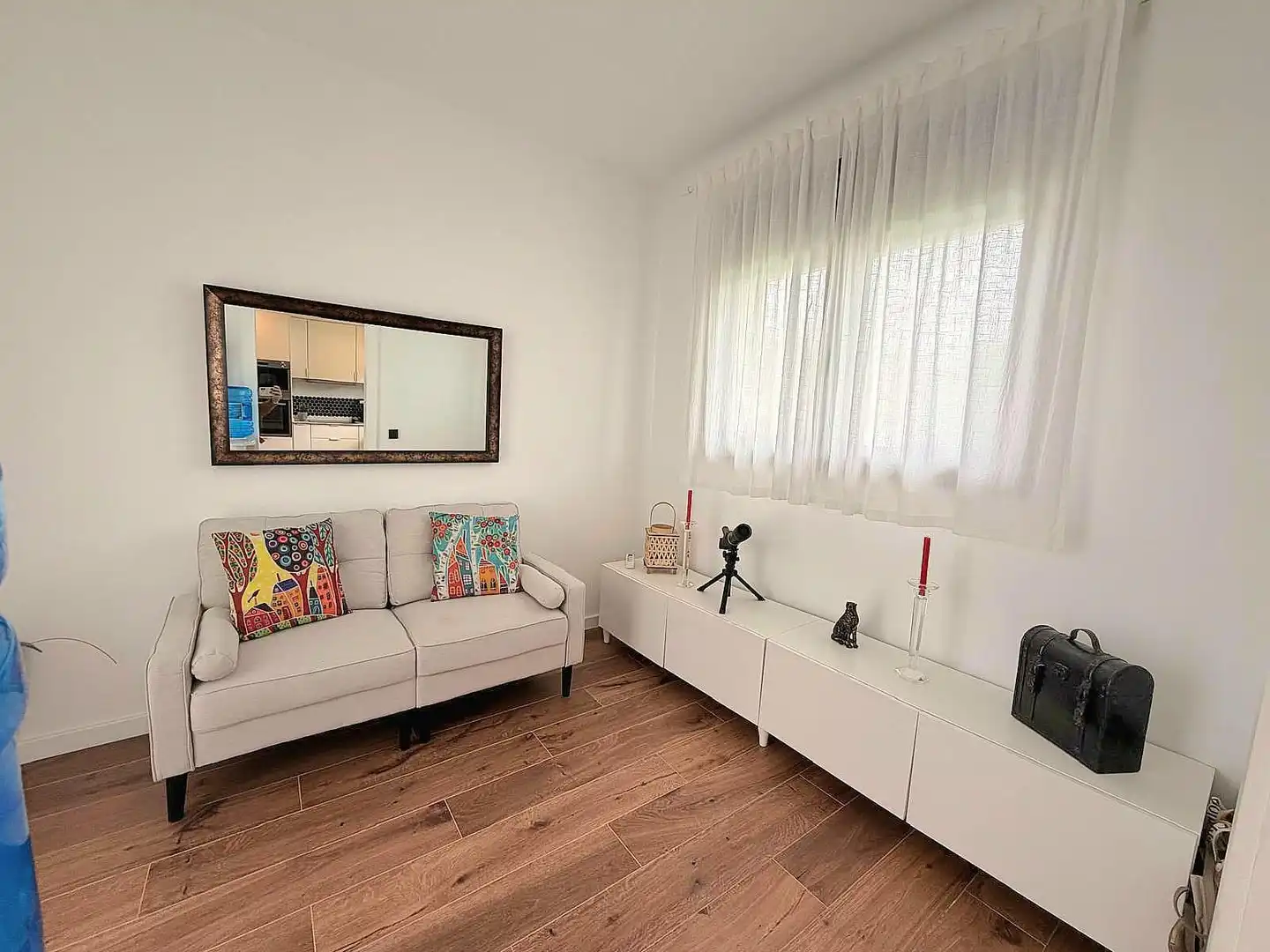 Sala d'estar de Casa o xalet en venda en Cunit amb Aire condicionat, Calefacció i Jardí privat