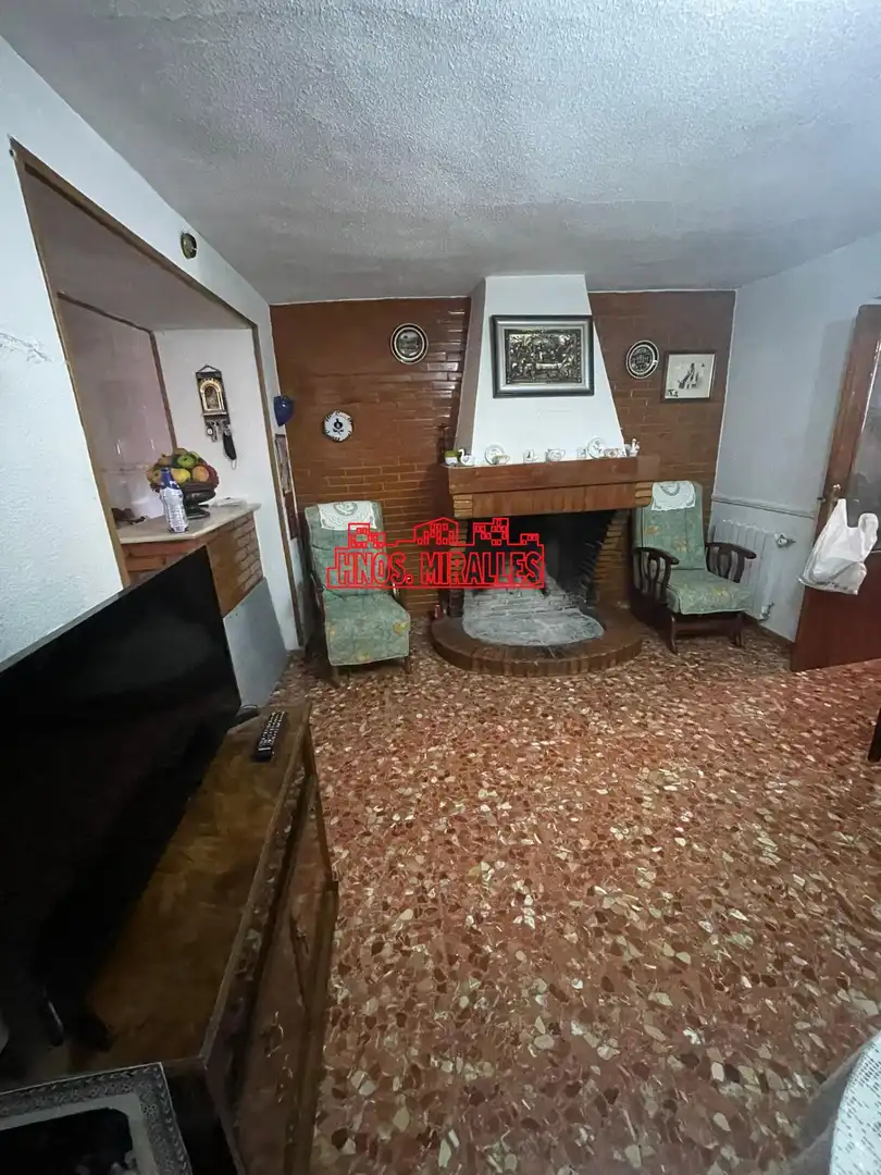 Sala de estar de Casa o chalet en venta en Benalúa de las Villas con Terraza, Trastero y Amueblado