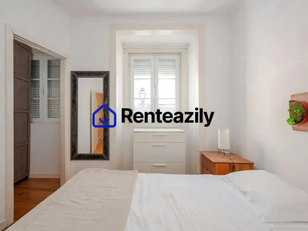 Habitación de Apartamento de alquiler en Madrid con Aire acondicionado, Amueblado y Se aceptan mascotas