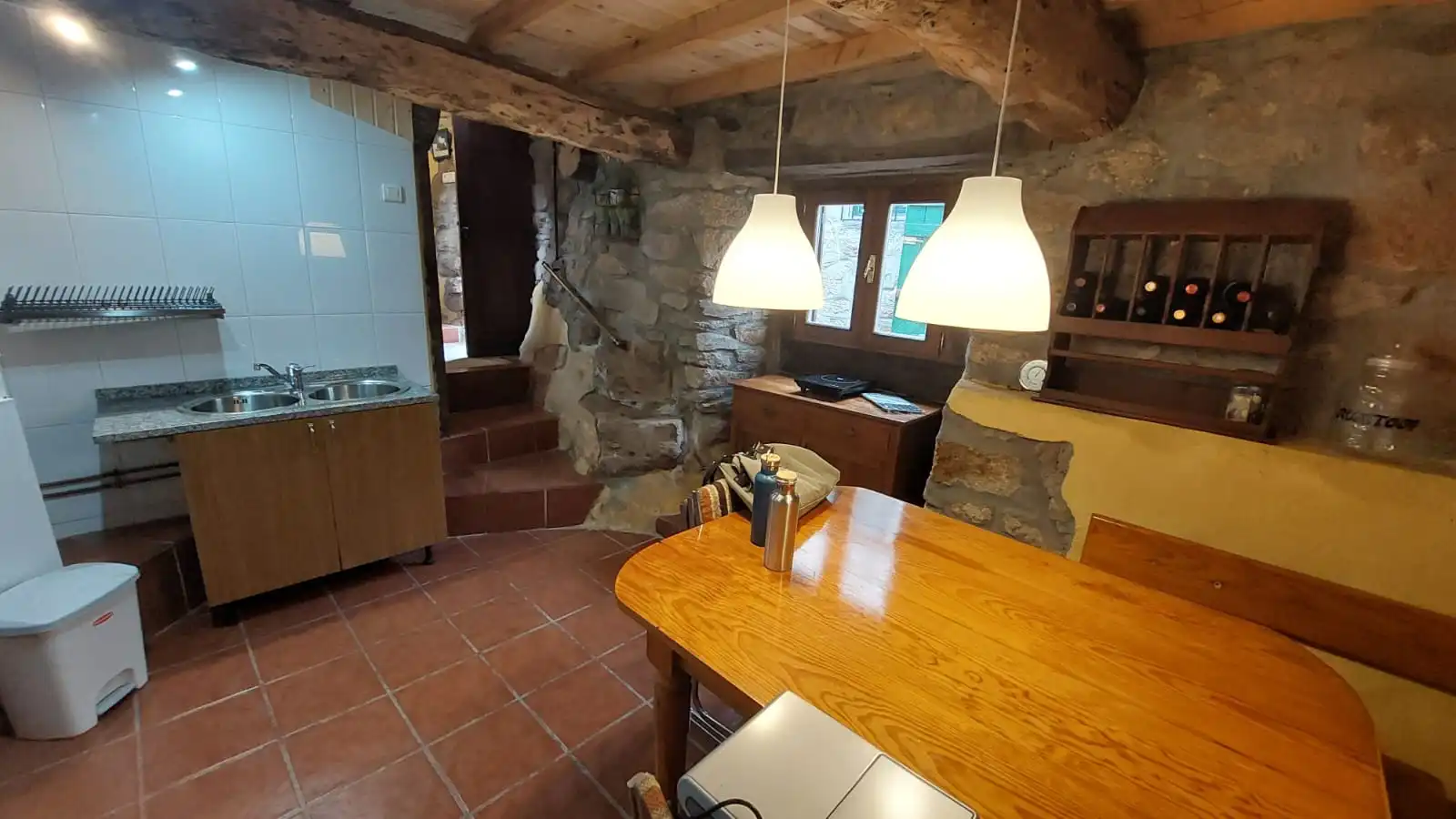 Kitchen of Country homes for sale in A Veiga   with Heating, Parquet flooring and Furnished