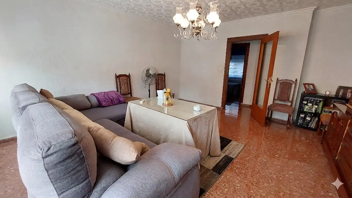 Sala de estar de Casa adosada en venta en Murcia con Terraza, Amueblado y Alarma