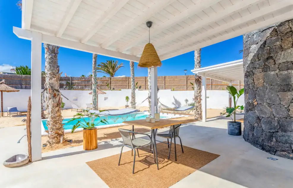 Terraza de Casa o chalet en venta en Haría con Jardín privado y Piscina