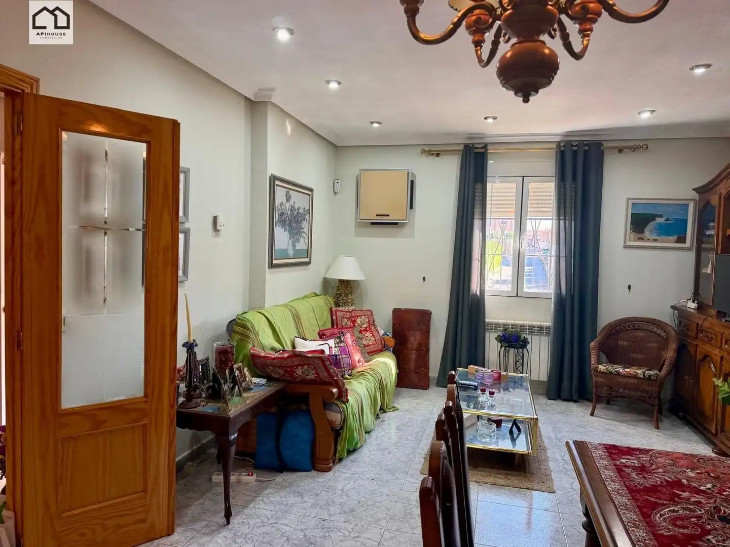 Living room of Houses for sale in Numancia de la Sagra  with Air Conditioner, Heating and Terrace