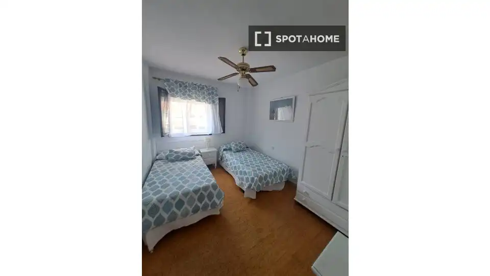 Schlafzimmer von Wohnungen zur untervermieten in Vélez-Málaga mit Klimaanlage, Terrasse und Möbliert