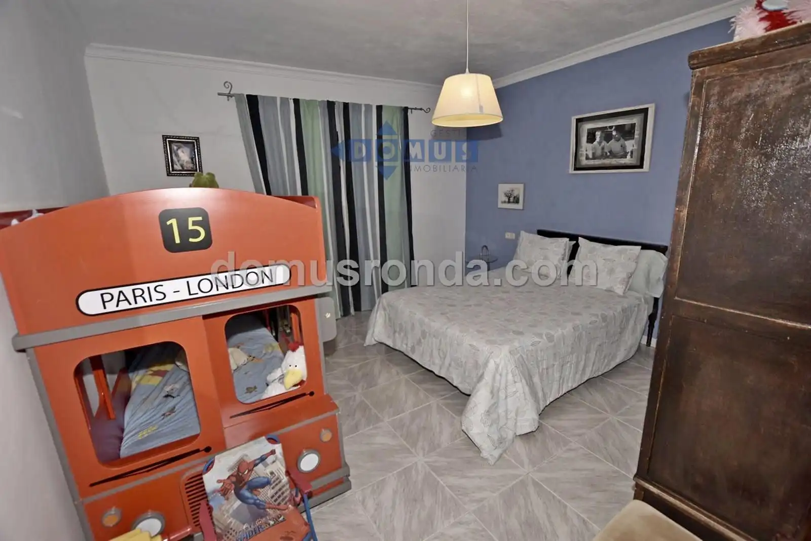 Bedroom of Houses for sale in Benaoján  with Air Conditioner, Heating and Terrace