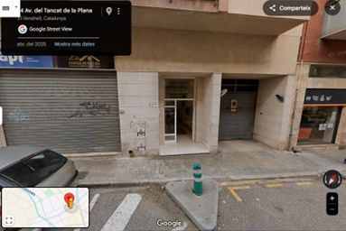 Vista exterior de Garatge de lloguer en El Vendrell
