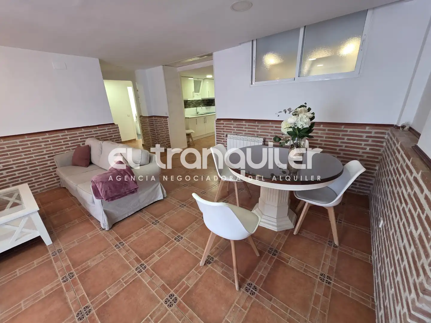 Sala de estar de Piso de alquiler en Madrid con Terraza, Amueblado y Lavadora