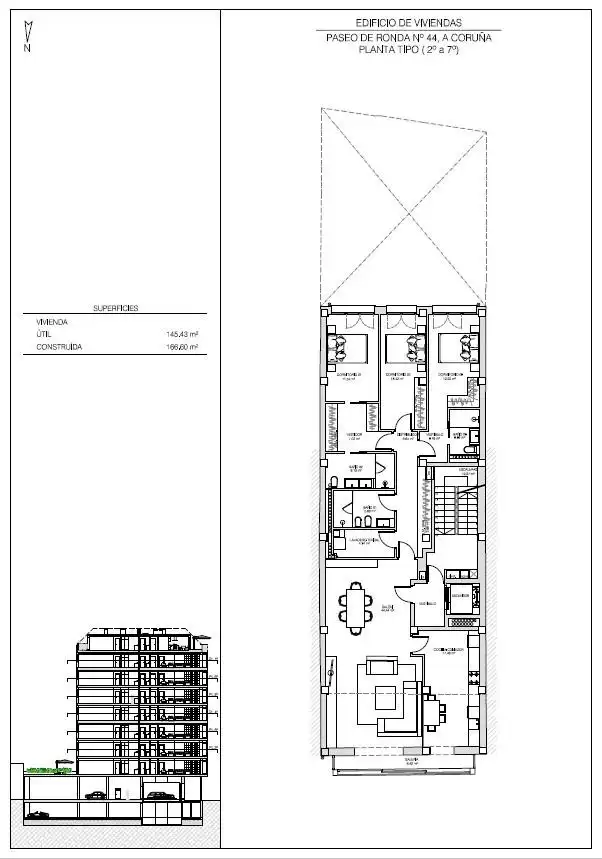 Piso en venta en A Coruña Capital  con Calefacción y Trastero