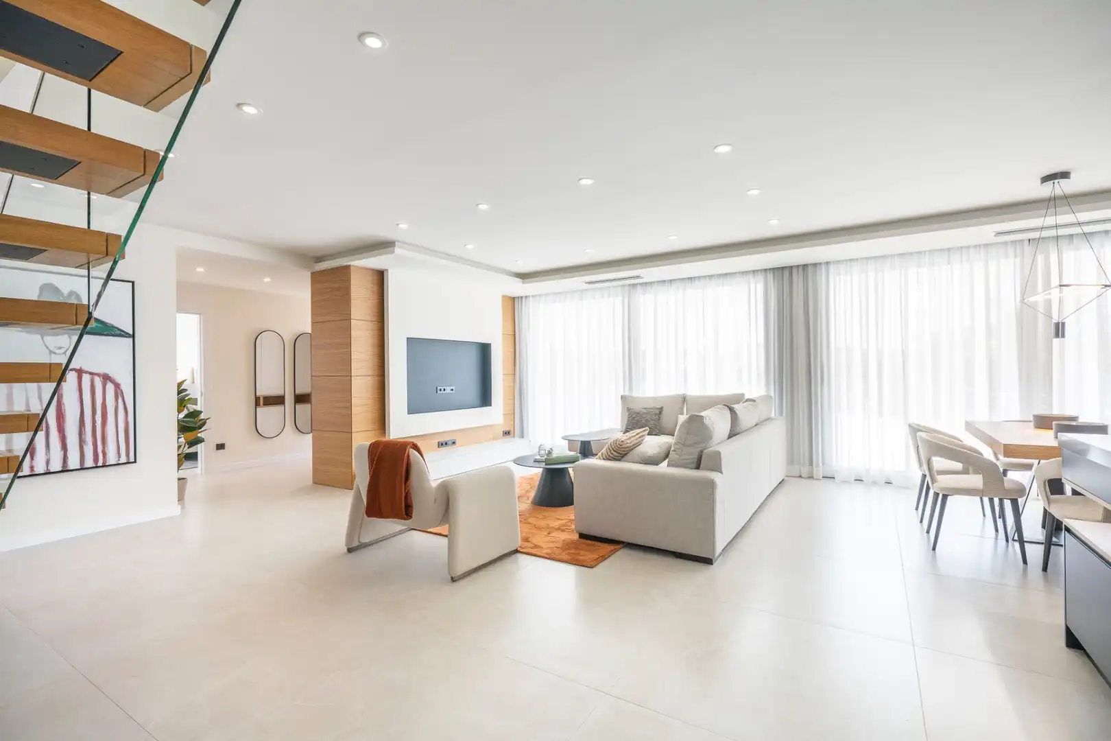 Sala de estar de Casa o chalet en venta en Rojales con Aire acondicionado, Calefacción y Jardín privado