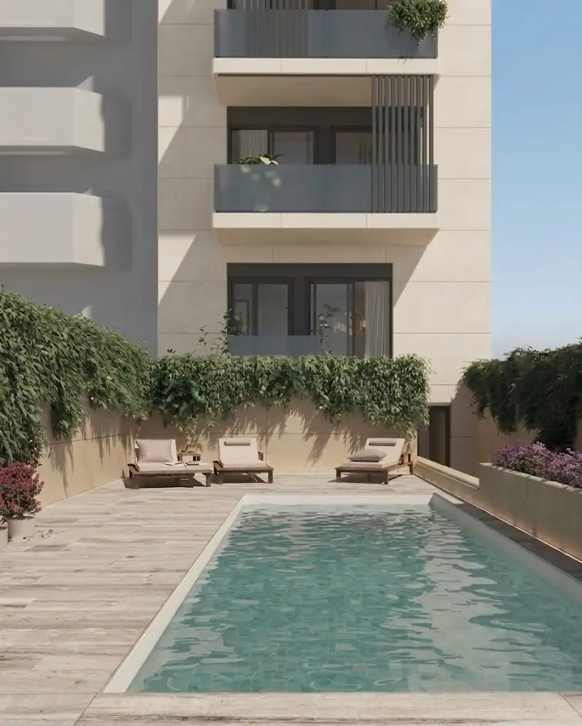 Terraza de Ático en venta en Esplugues de Llobregat con Terraza, Trastero y Piscina