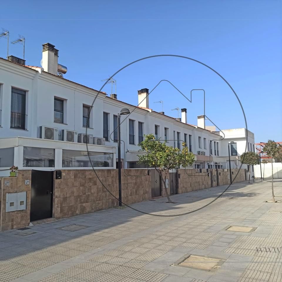 Vista exterior de Casa adosada en venda en Aljaraque amb Aire condicionat