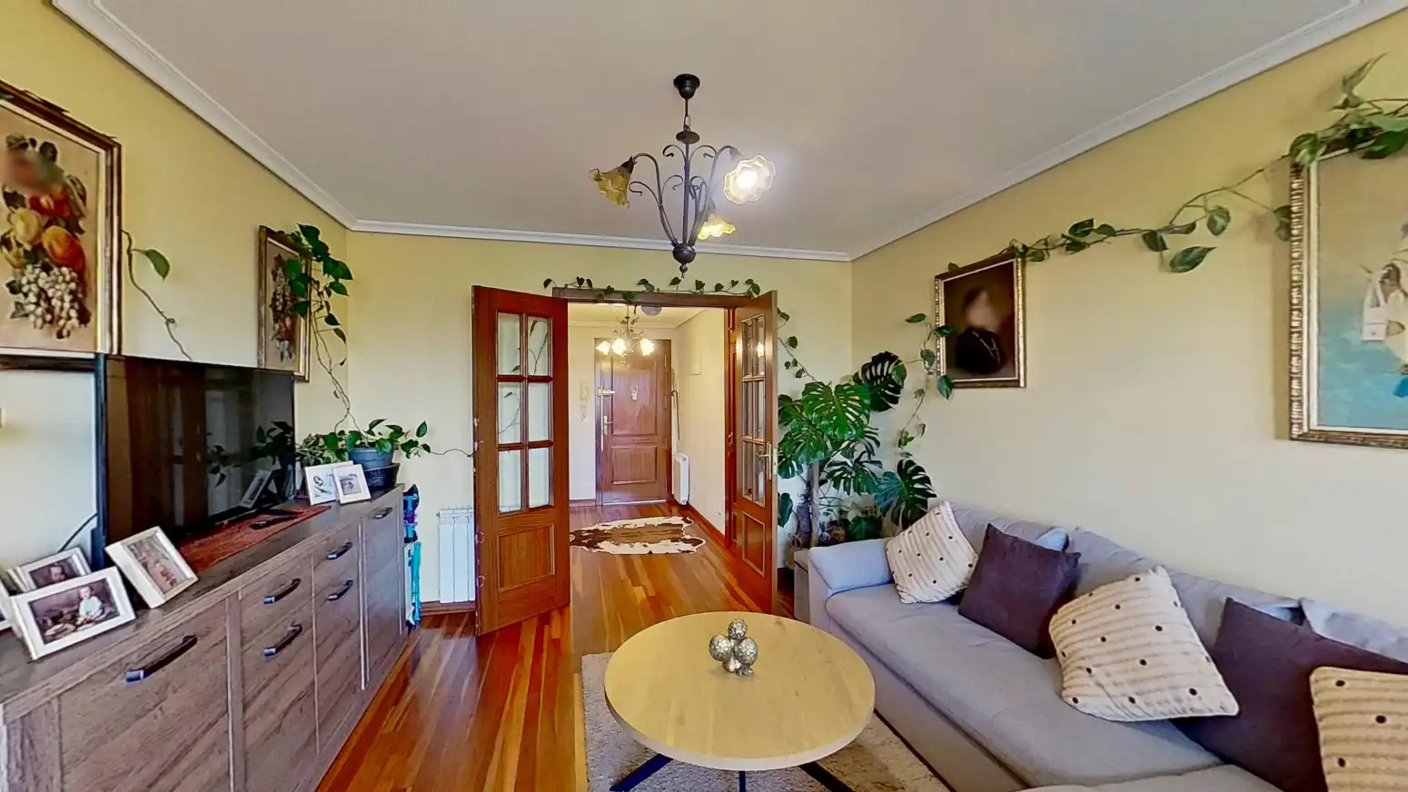 Living room of Attic for sale in Santander  with Heating, Parquet flooring and Terrace